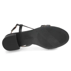 Online Easy Spirit Glenni Block Heel Sandals BlackLeather
