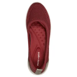Outlet Easy Spirit Glitz Walking Shoes DarkRedKnit