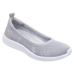 Outlet Easy Spirit Glitz Walking Shoes SilverKnit