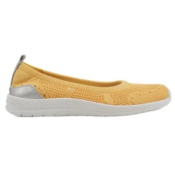 New Easy Spirit Glitz Walking Shoes YellowKnit