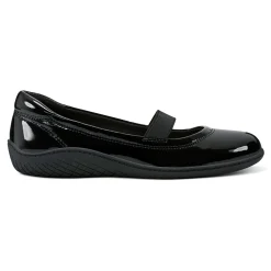 Outlet Easy Spirit Golden Mary Jane Casual Ballet Flats BlackPatentLeather