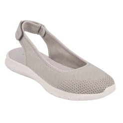 Sale Easy Spirit Gracee Slingback Walking Shoes LightGreyKnit