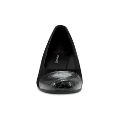 Outlet Easy Spirit Gracey Wedge Heels BlackSuede