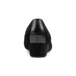 Outlet Easy Spirit Gracey Wedge Heels BlackSuede