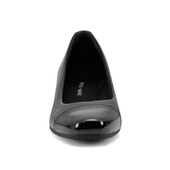 Discount Easy Spirit Gracey Wedge Heels BlackLeather/Patent