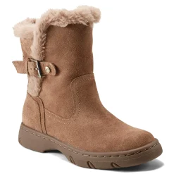 New Easy Spirit Graye Cold Weather Booties LightBrownSuede