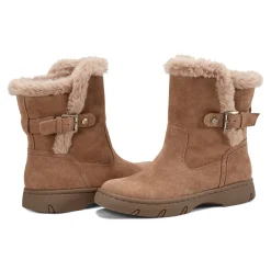 New Easy Spirit Graye Cold Weather Booties LightBrownSuede