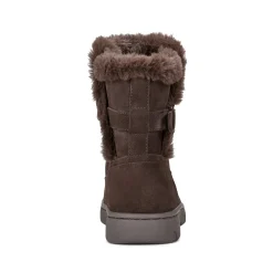 Best Easy Spirit Graye Cold Weather Booties DarkBrownSuede