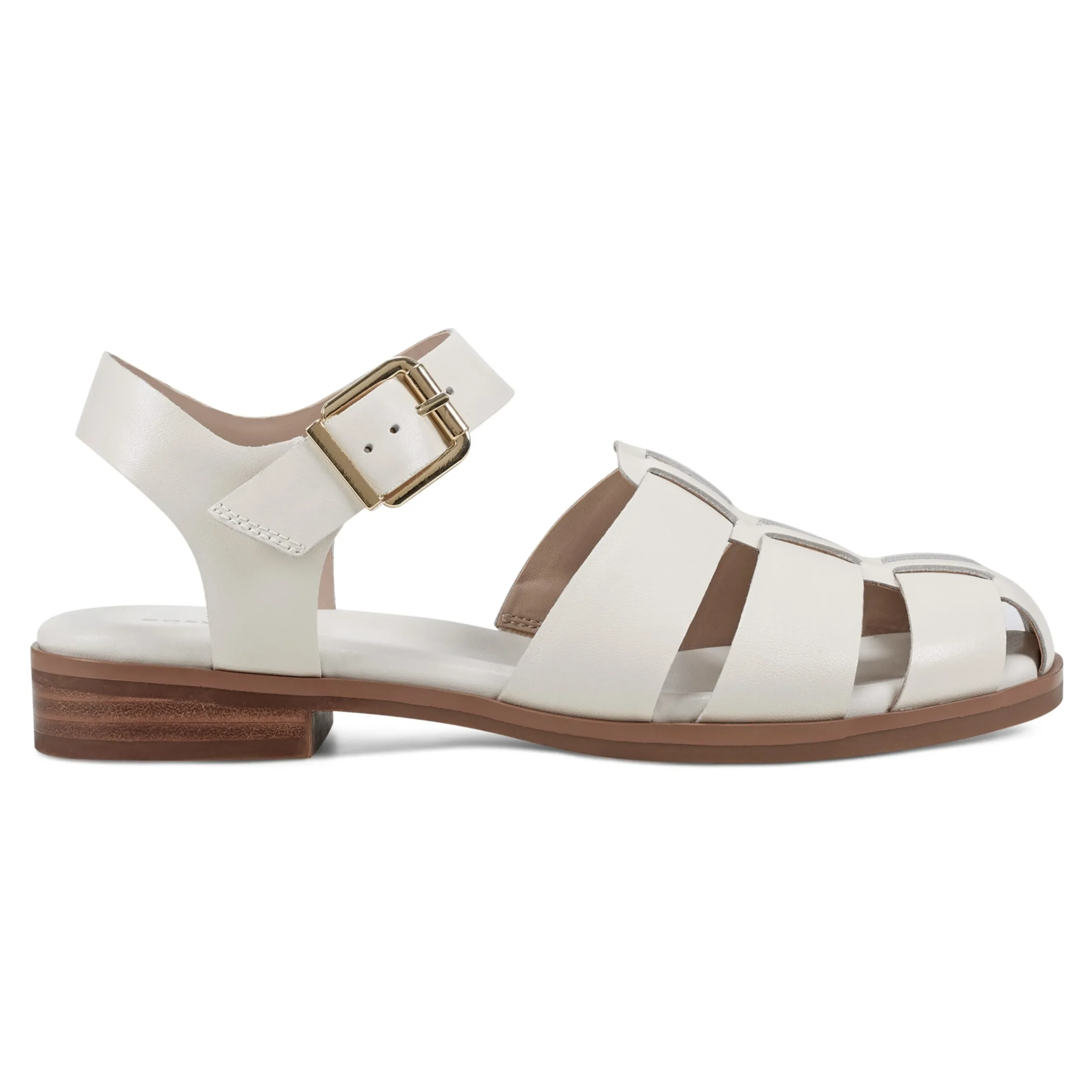 Sale Easy Spirit Gretty Fisherman Sandals IvoryLeather