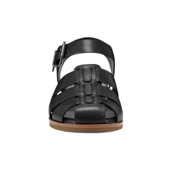 Best Easy Spirit Gretty Fisherman Sandals BlackLeather