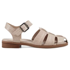 Sale Easy Spirit Gretty Fisherman Sandals TanCroco