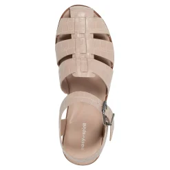 Sale Easy Spirit Gretty Fisherman Sandals TanCroco