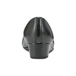 Hot Easy Spirit Guliana Wedge Heels BlackLeather