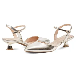 Discount Easy Spirit Halyn Pointy Toe Dress Pumps Gold