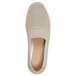 Best Easy Spirit Hassie Slip On Casual Espadrilles NaturalMetallic