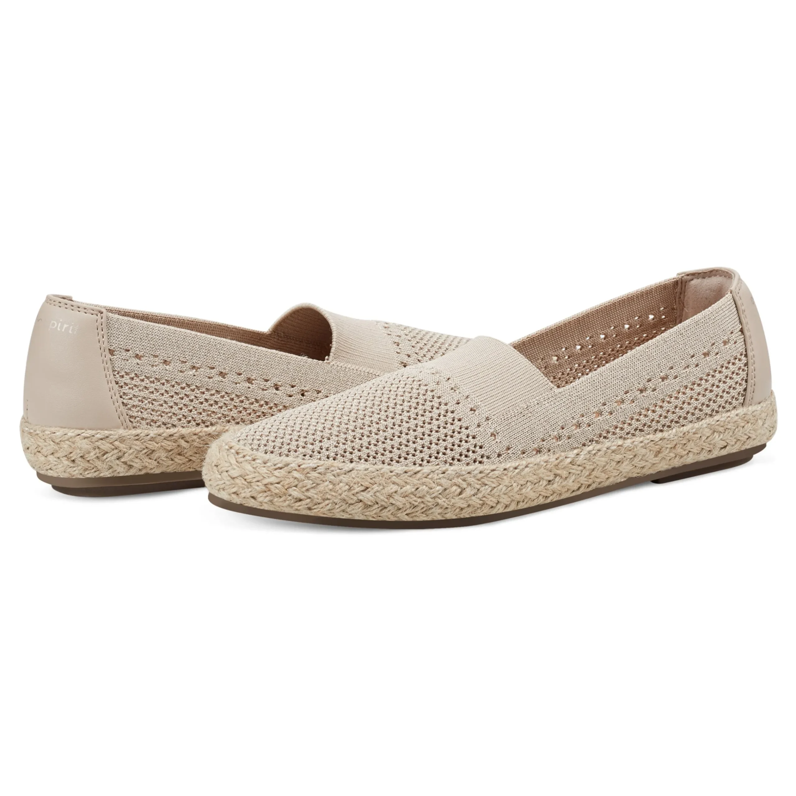 Best Easy Spirit Hassie Slip On Casual Espadrilles NaturalMetallic