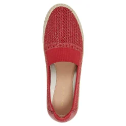 New Easy Spirit Hassie Slip On Casual Espadrilles RedMetallic