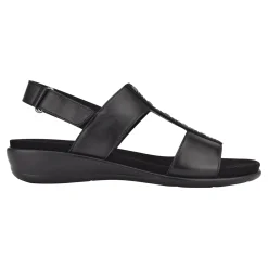 Easy Spirit Hazel Flat Sandals Black