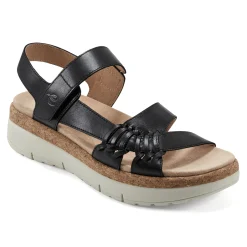 New Easy Spirit Ilena Platform Sandals Black