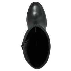 Sale Easy Spirit Imani Block Heel Boots BlackLeather