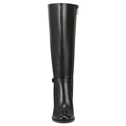 Sale Easy Spirit Imani Block Heel Boots BlackLeather