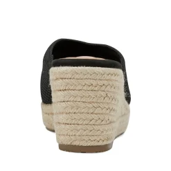 Hot Easy Spirit Jalen Espadrille Wedge Sandals Black