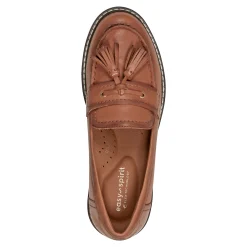 Sale Easy Spirit Janelle Casual Loafers BrownLeather