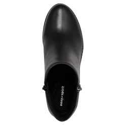 Sale Easy Spirit Jayda Casual Wedge Booties BlackLeather