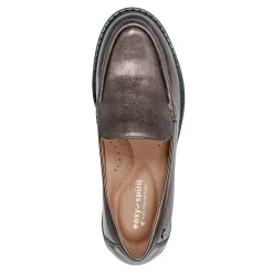 New Easy Spirit Jaylin Casual Loafers BronzeLeather