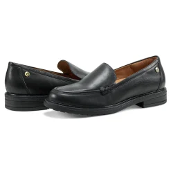 New Easy Spirit Jaylin Casual Loafers BlackLeather