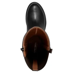 Hot Easy Spirit Jema Tall Shaft Casual Boots BlackLeather