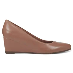 Outlet Easy Spirit Jinger Dress Wedges TanLeather