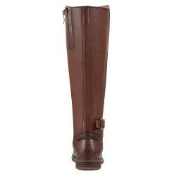 Best Easy Spirit Juana Block Heel Casual Boots MediumBrownLeather