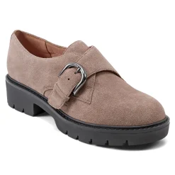 Best Easy Spirit Kasen Lug Sole Loafers TaupeSuede