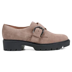 Best Easy Spirit Kasen Lug Sole Loafers TaupeSuede