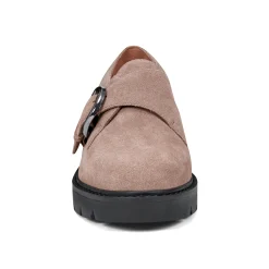 Best Easy Spirit Kasen Lug Sole Loafers TaupeSuede