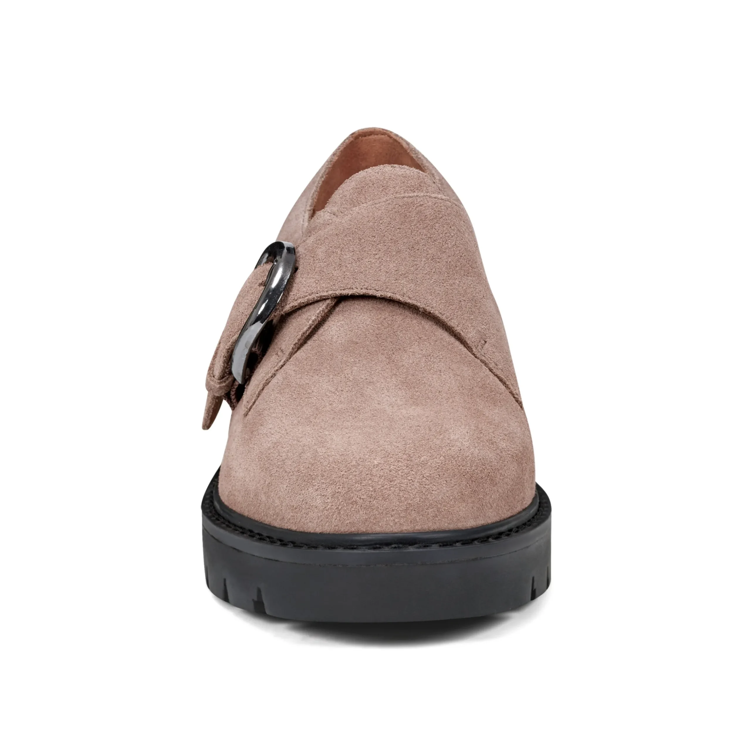 Best Easy Spirit Kasen Lug Sole Loafers TaupeSuede