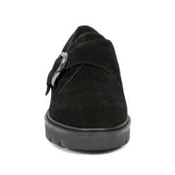 Online Easy Spirit Kasen Lug Sole Loafers BlackSuede