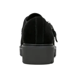 Online Easy Spirit Kasen Lug Sole Loafers BlackSuede