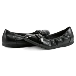 Discount Easy Spirit Kenna Ballet Flats BlackLeather