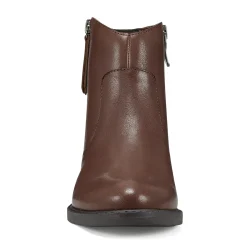 Outlet Easy Spirit Lacy Ankle Booties BrownLeather