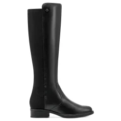 Outlet Easy Spirit Lani Tall Boots BlackLeather