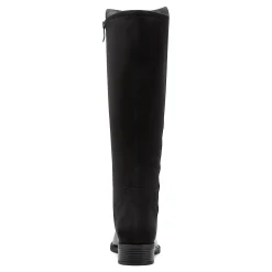 Outlet Easy Spirit Lani Tall Boots BlackLeather