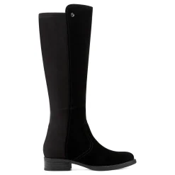 Discount Easy Spirit Lani Tall Boots BlackSuede