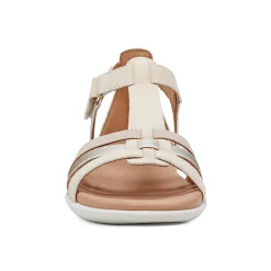 Outlet Easy Spirit Leia Adjustable Ankle Strap Sandals LigthNatural