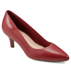 Sale Easy Spirit Lexie Pumps RedLeather