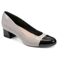 Clearance Easy Spirit Libie Dress Pumps GreyPatentLeather