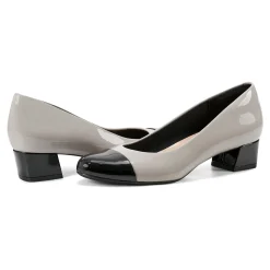 Clearance Easy Spirit Libie Dress Pumps GreyPatentLeather