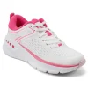 Outlet Easy Spirit Limited Edition Maxine EMOVE Walking Shoes White/Pink