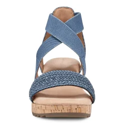 Online Easy Spirit Lorena Wedge Sandals Denim
